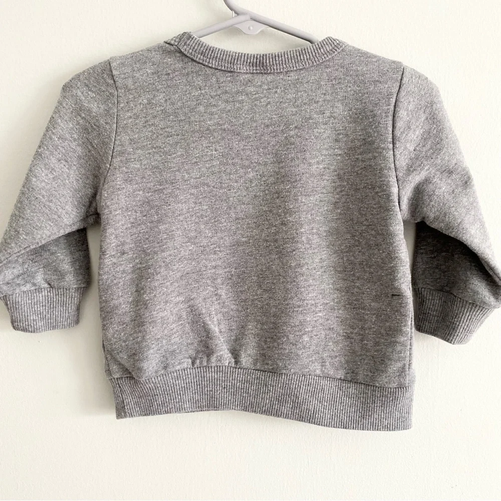 Carter's Gray Dinosaur Sweatshirt for Kids